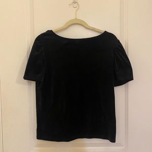Velvet cap sleeve top from Loft. Size s